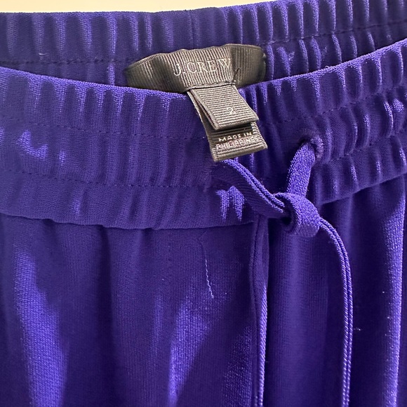 J.Crew Blue Pull-On Tapered Pants Women’s 2 - Picture 3 of 3